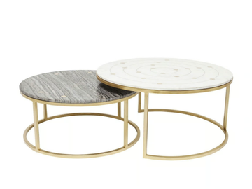 MYSTIC - Low round marble coffee table by KARE Design - view 3